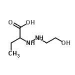 CAS#: 89582-44-5， 2-[2-(2-Hydroxyethyl)hydrazino]butanoic acid