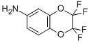 structure of CAS# 89586-07-2, 6-Amino-2,2,3,3-Tetrafluoro-1,4-Benzodioxan;6-Amino-2,2,3,3-Tetrafluoro-1,4-Benzodioxene 98%;6-AMINO-2,2,3,3-TETRAFLUORO-1,4-BENZODIOXAN 97+%;6-Amino-2,2,3,3-Tetrafluoro-1,4-Benzodioxene98%