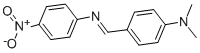 structure of CAS# 896-05-9, 4'-(Dimethylamino)Benzylidene-4-Nitroaniline;4'-(DIMETHYLAMINO)BENZYLIDENE-4-NITROANILINE;4'-(DIMETHYLAMINO)BENZAL-4-NITROANILINE;Dimethylaminobenzylidenenitroaniline