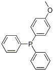 structure of CAS# 896-89-9, P-Anisyldiphenylphosphine;P-ANISYLDIPHENYLPHOSPHINE