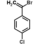 structure of CAS# 89619-10-3, 1-(1-Bromovinyl)-4-chlorobenzene;1-(1-Bromovinyl)-4-chlorobenzene;675113_ALDRICH