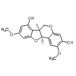 CAS#: 89647-64-3， (6aS,11aS)-2,9-Dimethoxy-6a,11a-dihydro-6H-[1]benzofuro[3,2-c]chromene-3,7-diol