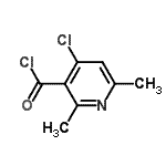 CAS#: 89662-90-8， 4-Chloro-2,6-dimethylnicotinoyl chloride