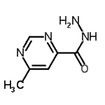 CAS#: 89691-95-2， 6-Methyl-4-pyrimidinecarbohydrazide