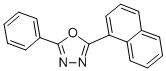 structure of CAS# 897-18-7, 2-(1-Naphthyl)-5-Phenyl-1,3,4-Oxadiazole;2-(1-Naphthyl)-5-Phenyl-1,3,4-Oxadiazole;St5407956