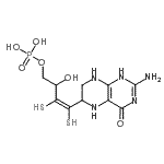 CAS#: 89700-34-5， (3Z)-4-(2-Amino-4-oxo-1,4,5,6,7,8-hexahydro-6-pteridinyl)-2-hydroxy-3,4-disulfanyl-3-buten-1-yl dihydrogen phosphate