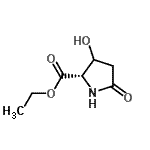 CAS 登录号：89775-97-3， 乙基3-羟基-5-氧代-L-脯氨酸酯