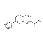 CAS#: 89781-55-5， 7-(1H-Imidazol-1-yl)-5,6-dihydro-2-naphthalenecarboxylic acid