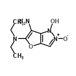CAS#: 897938-82-8， 6-Amino-5-(diethylamino)-1H-furo[3,2-c]pyrazol-1-ol 2-oxide