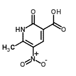 CAS#: 89795-73-3， 6-Methyl-5-nitro-2-oxo-1,2-dihydro-3-pyridinecarboxylic acid