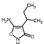 CAS#: 89851-83-2， 5-Amino-4-sec-butyl-1,2-oxazol-3(2H)-one