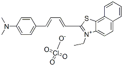 CAS#: 89872-07-1， 2-(4-(4-(Dimethylamino)Phenyl)-1,3-Butadienyl)-3-Ethyl-Naphtho(2,1-d)Thiazolium Perchlorate