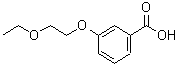 structure of CAS# 898747-62-1, 3-(2-Ethoxyethoxy)benzoic acid;3-(2-ethoxyethoxy)benzoic acid;3-(2-Ethoxyethoxy)benzoicacid;benzoic acid, 3-(2-ethoxyethoxy)-