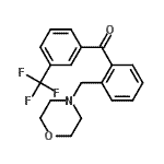 结构式 CAS# 898750-80-6, [2-(4-吗啉基甲基)苯基][3-(三氟甲基)苯基]甲酮