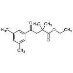 structure of CAS# 898751-66-1, Ethyl 4-(3,5-dimethylphenyl)-2,2-dimethyl-4-oxobutanoate;ethyl 2,2-dimethyl-4-(3,5-dimethylphenyl)-4-oxobutyrate