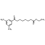 结构式 CAS# 898751-81-0, 乙基8-(3,5-二甲基苯基)-8-氧代辛酸酯