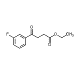 structure of CAS# 898752-08-4, Ethyl 4-(3-fluorophenyl)-4-oxobutanoate;Ethyl 4-(3-fluorophenyl)-4-oxobutyrate