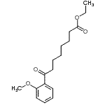 结构式 CAS# 898752-76-6, 乙基8-(2-甲氧基苯基)-8-氧代-辛酸酯