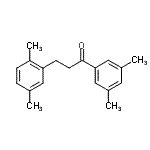 structure of CAS# 898753-63-4, 3-(2,5-Dimethylphenyl)-1-(3,5-dimethylphenyl)-1-propanone;3',5'-dimethyl-3-(2,5-dimethylphenyl)propiophenone