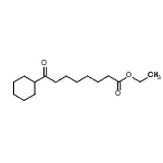 structure of CAS# 898753-80-5, Ethyl 8-cyclohexyl-8-oxooctanoate;Ethyl 8-cyclohexyl-8-oxooctanoate