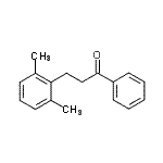 结构式 CAS# 898754-24-0, 3-(2,6-二甲基苯基)-1-苯基-1-丙酮
