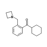 结构式 CAS# 898755-50-5, [2-(1-氮杂环丁基甲基)苯基](环己基)甲酮