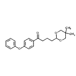 structure of CAS# 898755-86-7, 4-(5,5-Dimethyl-1,3-dioxan-2-yl)-1-(4-phenoxyphenyl)-1-butanone;4-(5,5-dimethyl-1,3-dioxan-2-yl)-4'-phenoxybutyrophenone