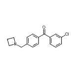 CAS#: 898756-46-2， [4-(1-Azetidinylmethyl)phenyl](3-chlorophenyl)methanone