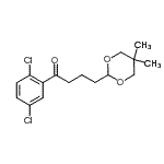 structure of CAS# 898756-93-9, 1-(2,5-Dichlorophenyl)-4-(5,5-dimethyl-1,3-dioxan-2-yl)-1-butanone;2',5'dichloro-4-(5,5-dimethyl-1,3-dioxan-2-yl)butyrophenone