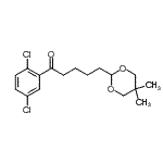 structure of CAS# 898756-95-1, 1-(2,5-Dichlorophenyl)-5-(5,5-dimethyl-1,3-dioxan-2-yl)-1-pentanone;2',5'-dichloro-5-(5,5-dimethyl-1,3-dioxan-2-yl)valerophenone