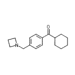 结构式 CAS# 898757-16-9, [4-(1-氮杂环丁基甲基)苯基](环己基)甲酮