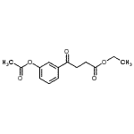 结构式 CAS# 898758-77-5, 乙基4-(3-乙酰氧基苯基)-4-氧代丁酸酯