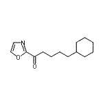 CAS#: 898759-10-9， 5-Cyclohexyl-1-(1,3-oxazol-2-yl)-1-pentanone