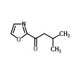 结构式 CAS# 898759-16-5, 3-甲基-1-(1,3-恶唑-2-基)-1-丁酮