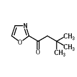 structure of CAS# 898759-18-7, 3,3-Dimethyl-1-(1,3-oxazol-2-yl)-1-butanone;2-(3,3-Dimethylbutyryl)oxazole