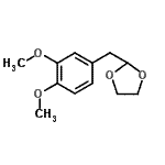 结构式 CAS# 898759-27-8, 2-(3,4-二甲氧基苄基)-1,3-二氧戊环