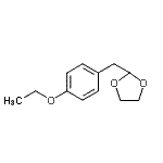 structure of CAS# 898759-48-3, 2-(4-Ethoxybenzyl)-1,3-dioxolane;4-(1,3-dioxolan-2-ylmethyl)-1-ethoxybenzene