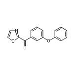 结构式 CAS# 898759-93-8, 1,3-恶唑-2-基(3-苯氧基苯基)甲酮