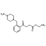 structure of CAS# 898762-67-9, Ethyl 4-{2-[(4-methyl-1-piperazinyl)methyl]phenyl}-4-oxobutanoate;ethyl 4-[2-(4-methylpiperazinomethyl)phenyl]-4-oxobutyrate