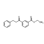 structure of CAS# 898764-12-0, Ethyl 3-(3-phenylpropanoyl)benzoate;3'-Carboethoxy-3-phenylpropiophenone;MFCD03842922