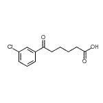 结构式 CAS# 898765-71-4, 6-(3-氯苯基)-6-氧代己酸
