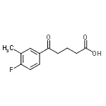 CAS#: 898765-95-2， 5-(4-Fluoro-3-methylphenyl)-5-oxopentanoic acid