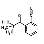结构式 CAS# 898766-10-4, 2-(2,2-二甲基丙烷酰基)苯甲腈