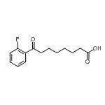 结构式 CAS# 898766-58-0, 8-(2-氟苯基)-8-氧代辛酸