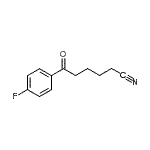 结构式 CAS# 898767-09-4, 6-(4-氟苯基)-6-氧代己腈