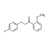 结构式 CAS# 898767-91-4, 3-(4-氟苯基)-1-(2-甲氧基苯基)-1-丙酮
