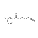 CAS#: 898767-95-8， 6-(3-Iodophenyl)-6-oxohexanenitrile