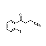 结构式 CAS# 898768-01-9, 4-(2-碘苯基)-4-氧代丁腈