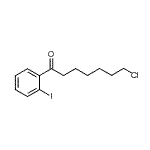 CAS#: 898768-38-2， 7-Chloro-1-(2-iodophenyl)-1-heptanone