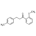 结构式 CAS# 898768-48-4, 1-(2-甲氧基苯基)-3-(4-甲基苯基)-1-丙酮